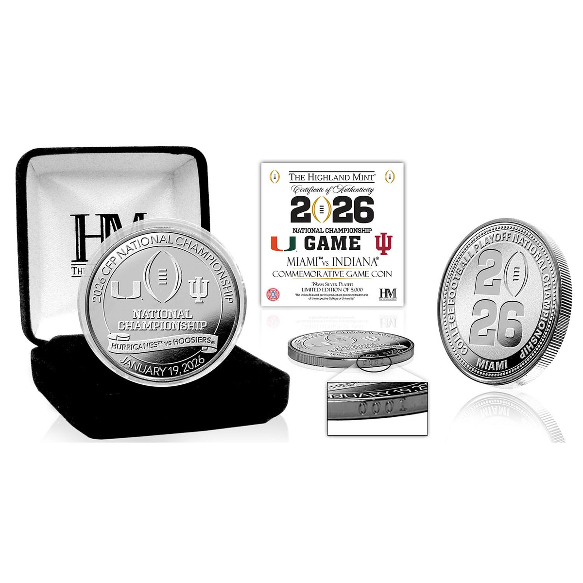2025-26 CFP National Championship Silver Game Coin
