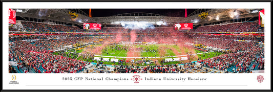 Indiana Hoosiers 2025 Undefeated National Champions - Standard Frame