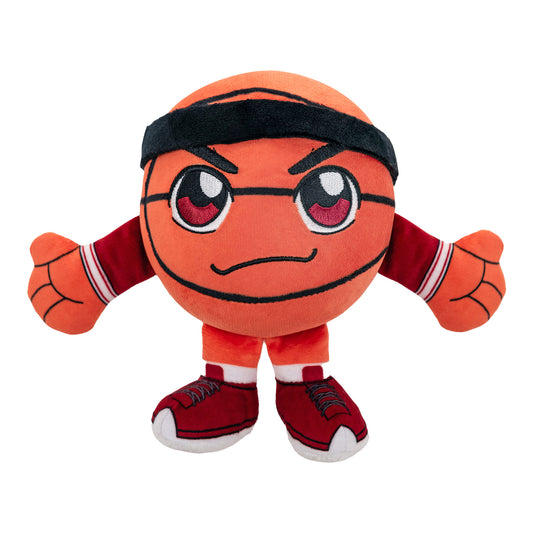 Indiana Hoosiers Basketball Kuricha Orange Plush - Front View