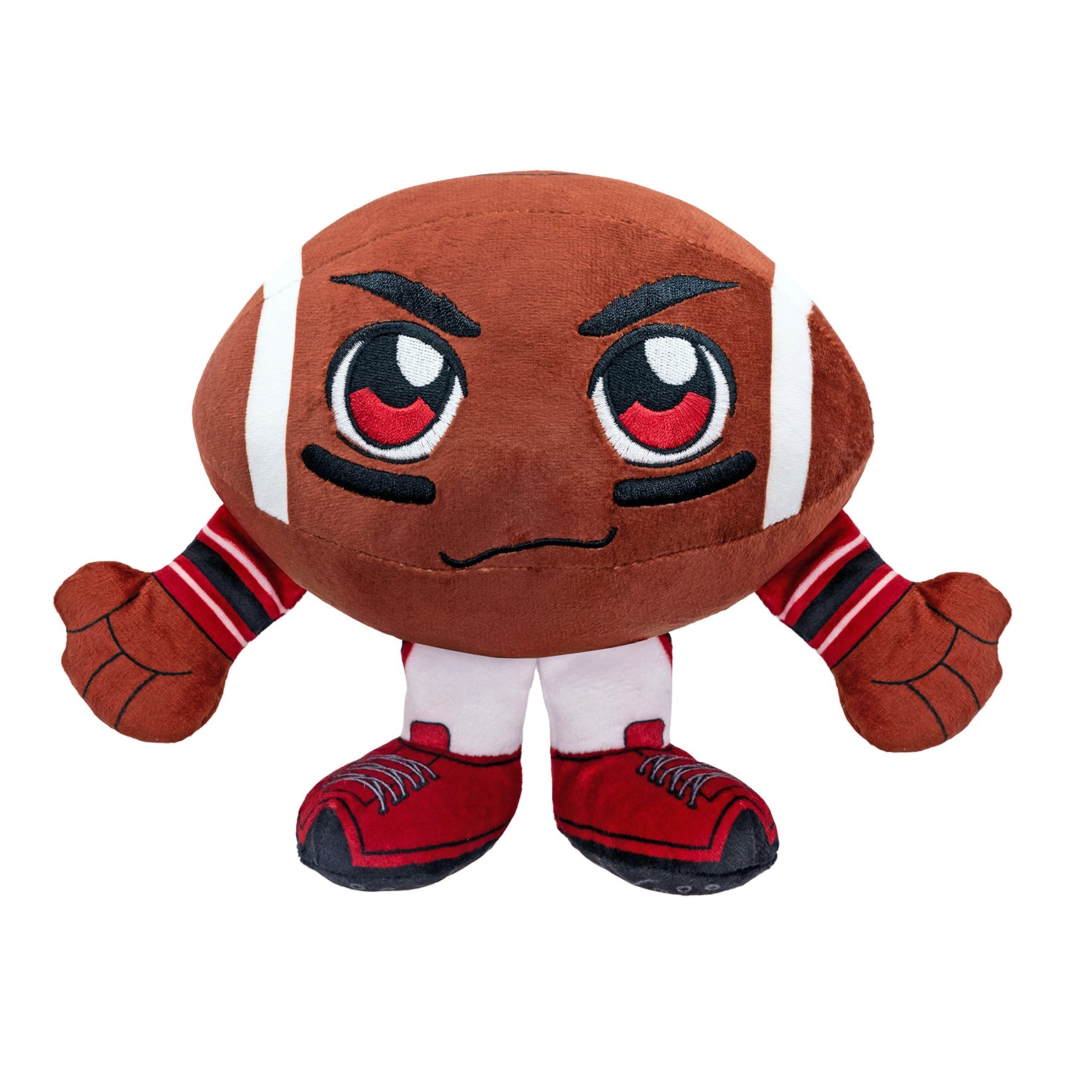 Indiana Hoosiers Football Kuricha Brown Plush - Front View
