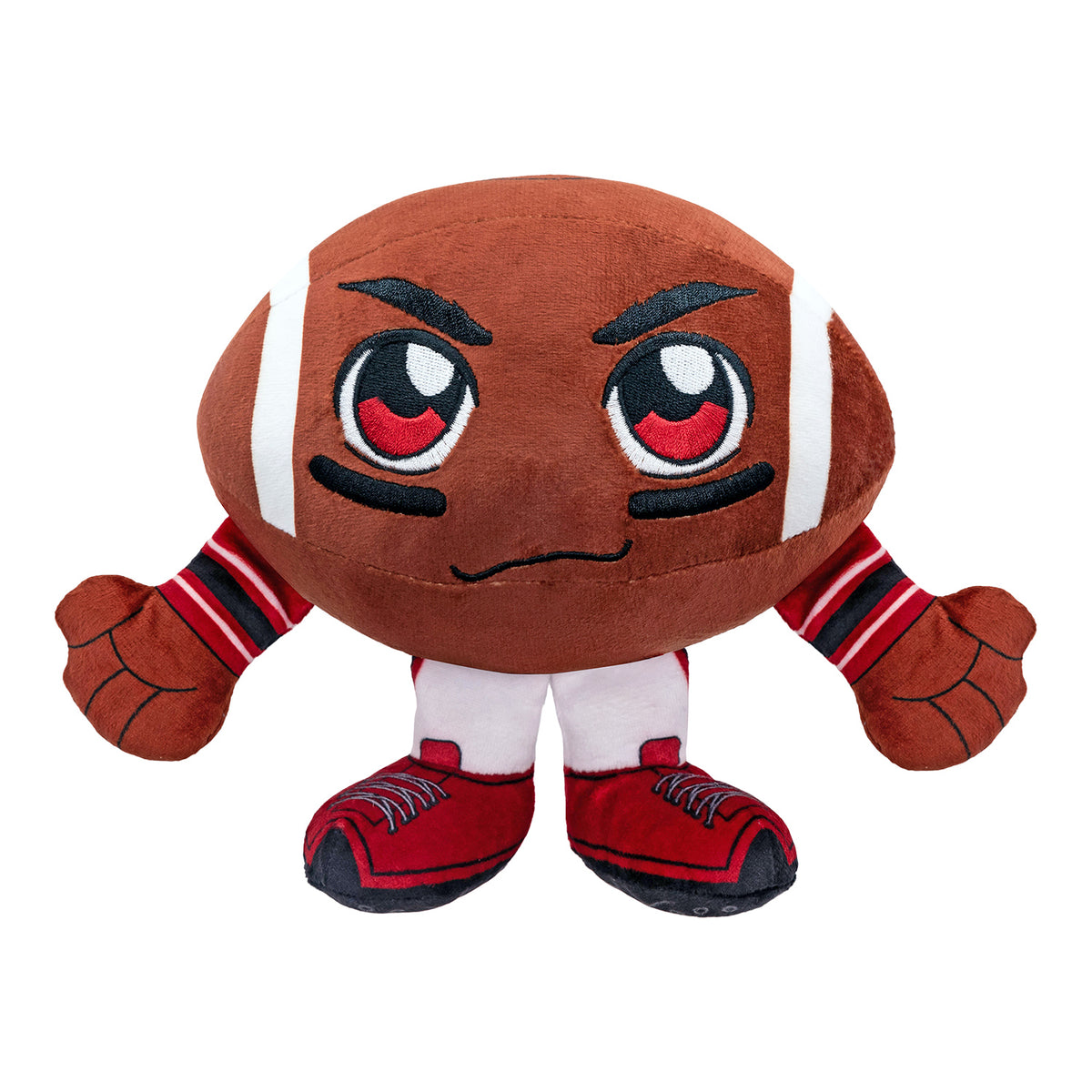 Indiana Hoosiers Football Kuricha Brown Plush - Front View