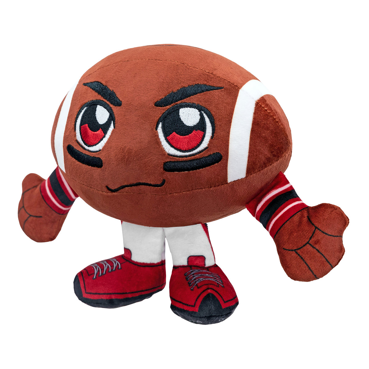 Indiana Hoosiers Football Kuricha Brown Plush - Angled Left Side View