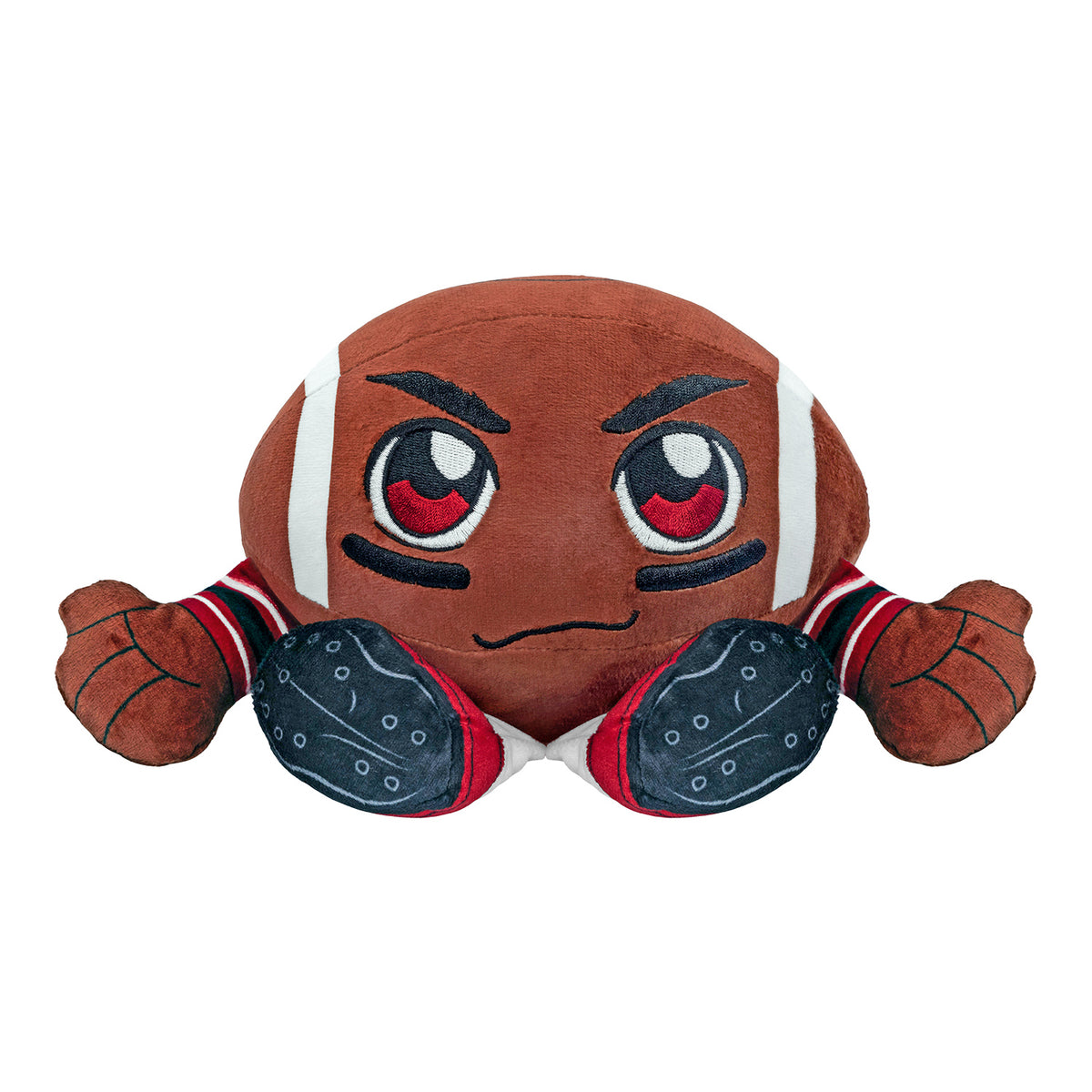 Indiana Hoosiers Football Kuricha Brown Plush - Front View Sitting