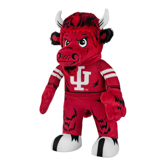 Indiana Hoosiers 10" Bison Mascot Plush - Front Left View