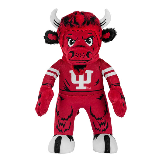 Indiana Hoosiers 10" Bison Mascot Plush - Front VIew