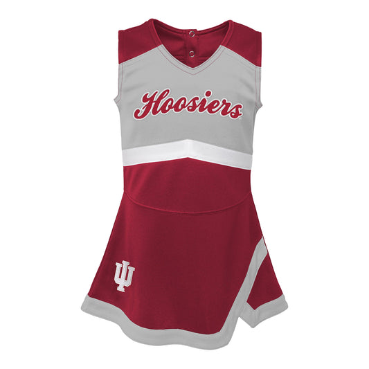 Youth Colosseum Cardinal/White Indiana Hoosiers Football Jersey & Pants Set
