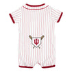 Infant Indiana Hoosiers Dusty Crimson Romper - Back View