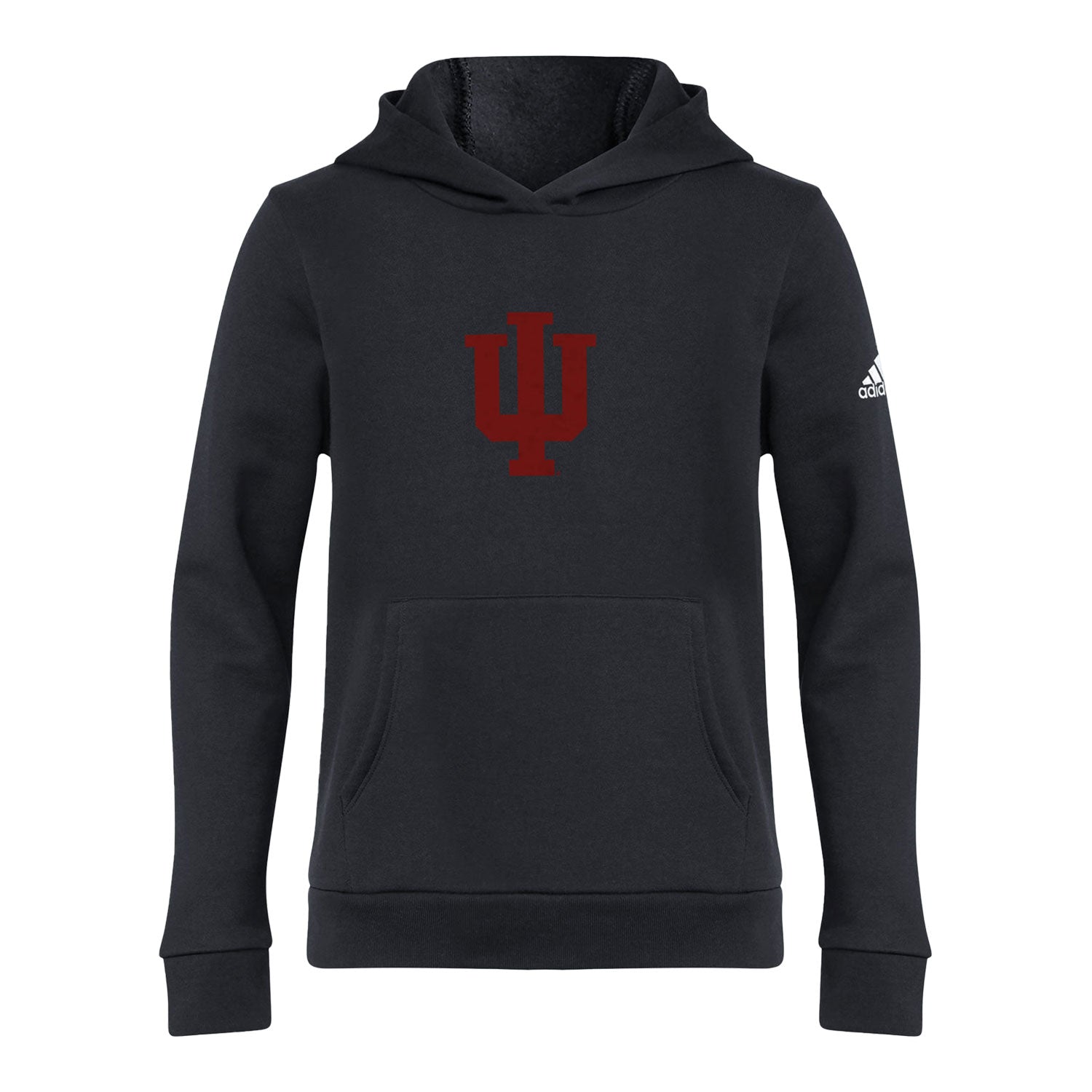 Youth Indiana Hoosiers Lover Room Black Hooded Sweatshirt - Front View