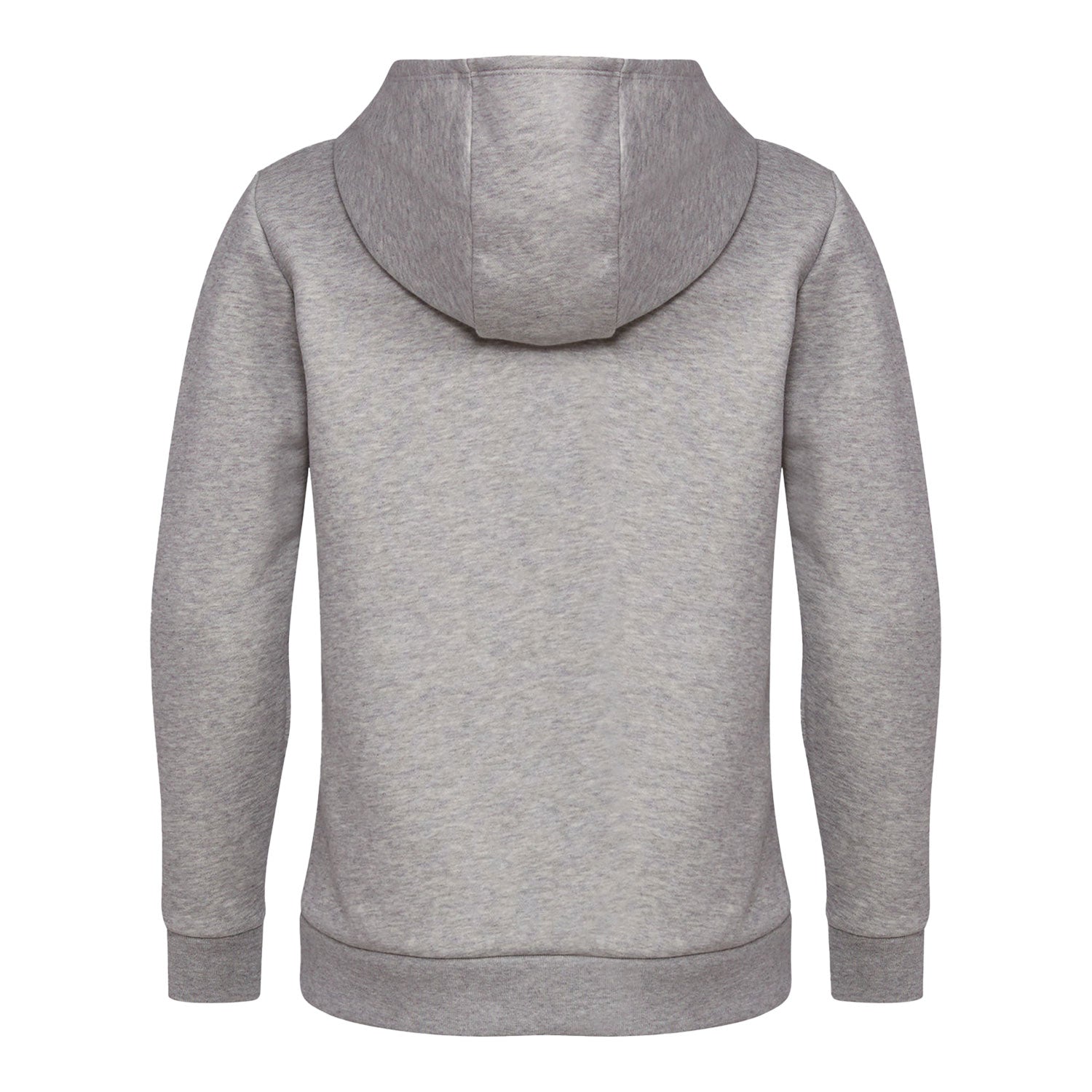 Youth Indiana Hoosiers Adidas Overspray Grey Hooded Sweatshirt - Back View