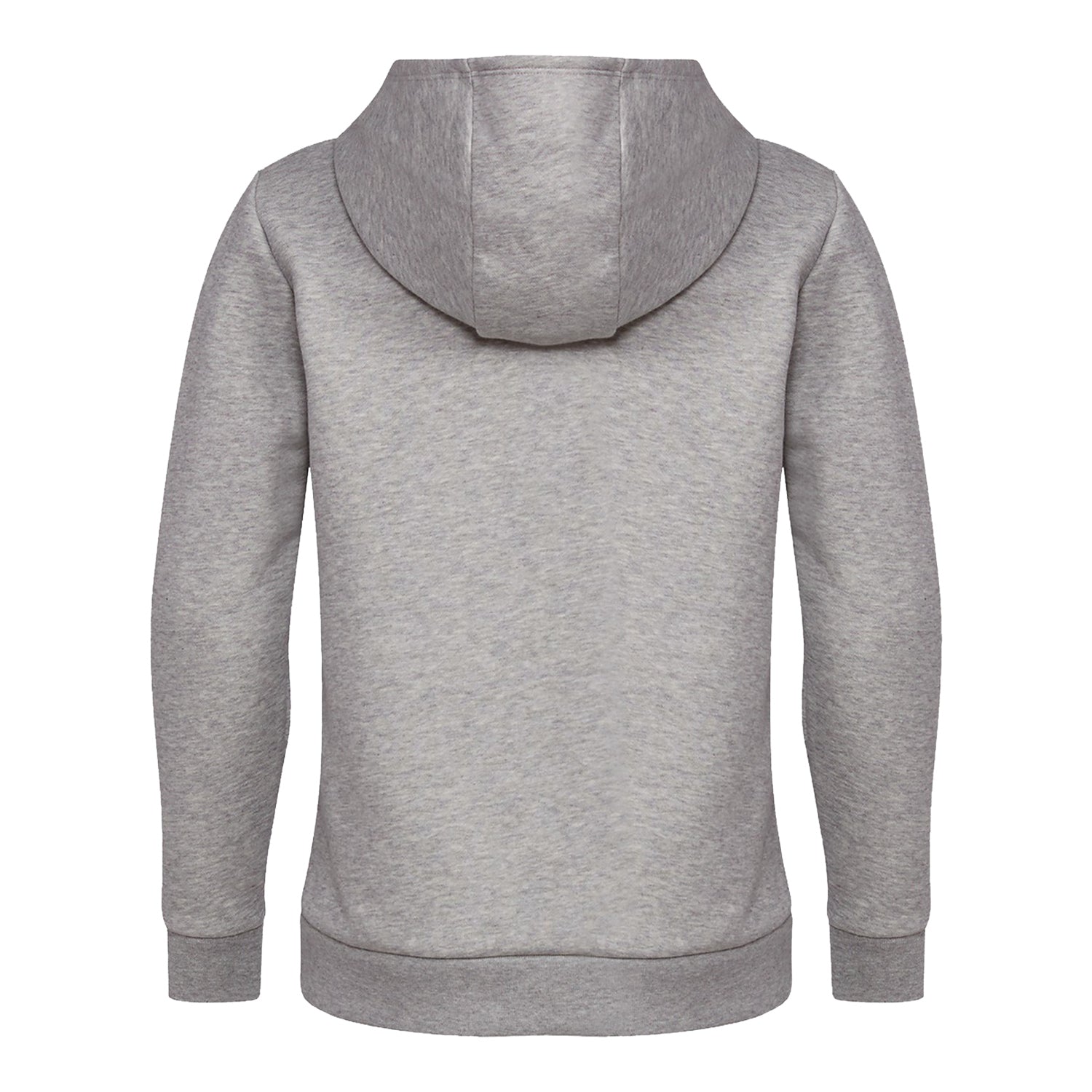 Youth Indiana Hoosiers Adidas Top Recruit Fleece Grey Hooded Sweatshirt - Back View