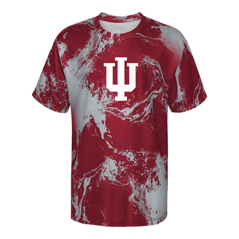 Youth Indiana Hoosiers In the Mix Crimson T-Shirt - Front View