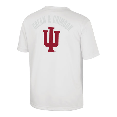 Youth Indiana Hoosiers Jones White T-Shirt - Back View