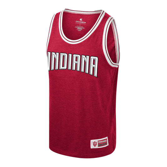Youth Indiana Hoosiers Shooting Crimson Tank Top - Front View