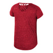 Girls Indiana Hoosiers Star Court Crimson T-Shirt - Back View