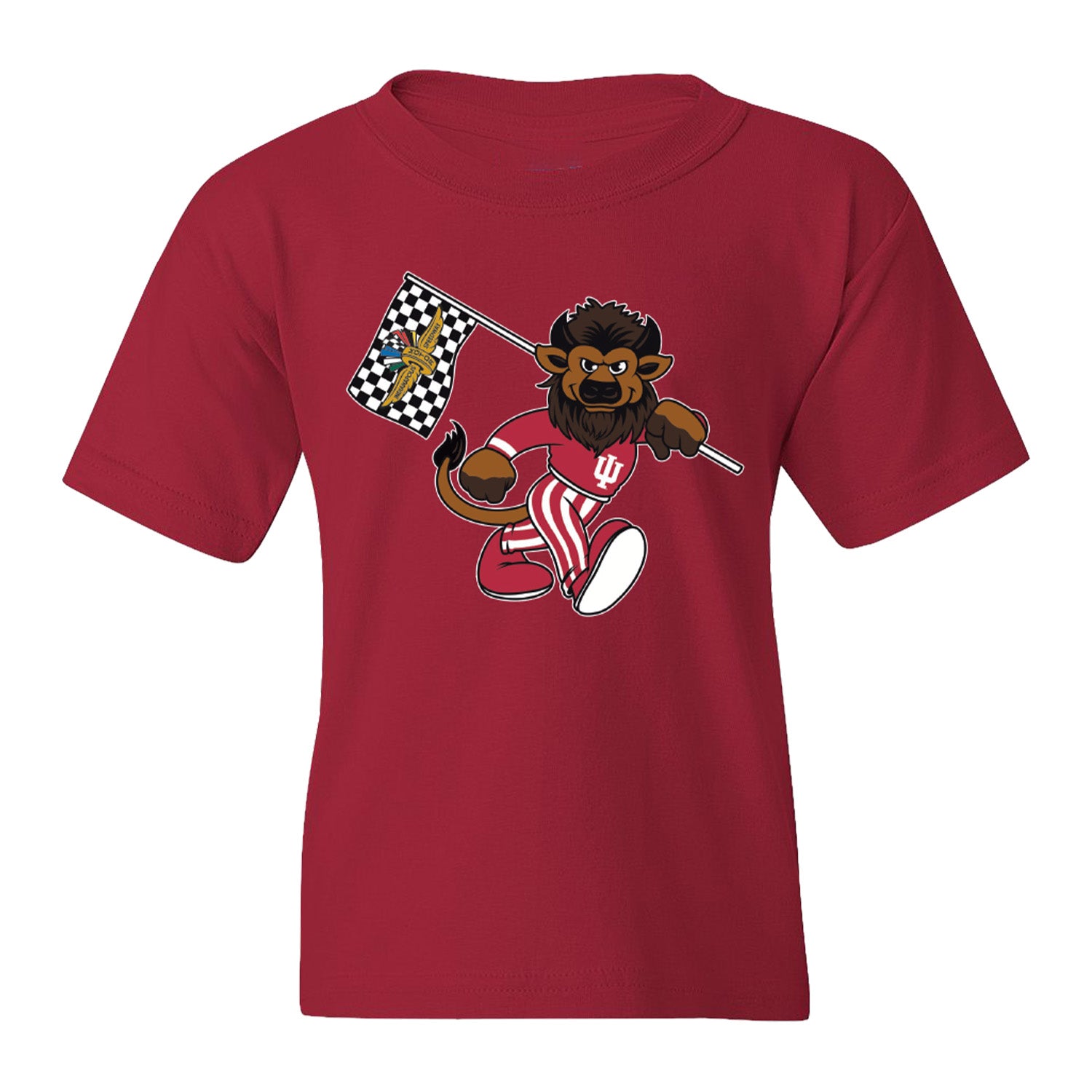 Indiana Hoosiers x IMS Bison Flag Youth T-Shirt