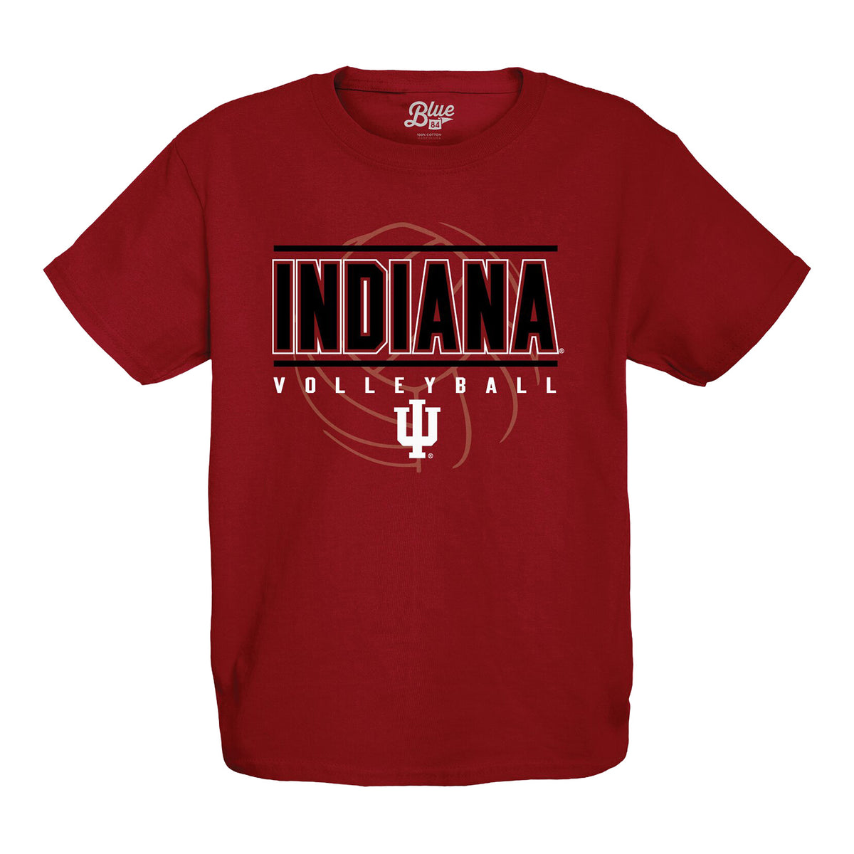 Indiana Hoosiers Youth Volleyball Red T-Shirt