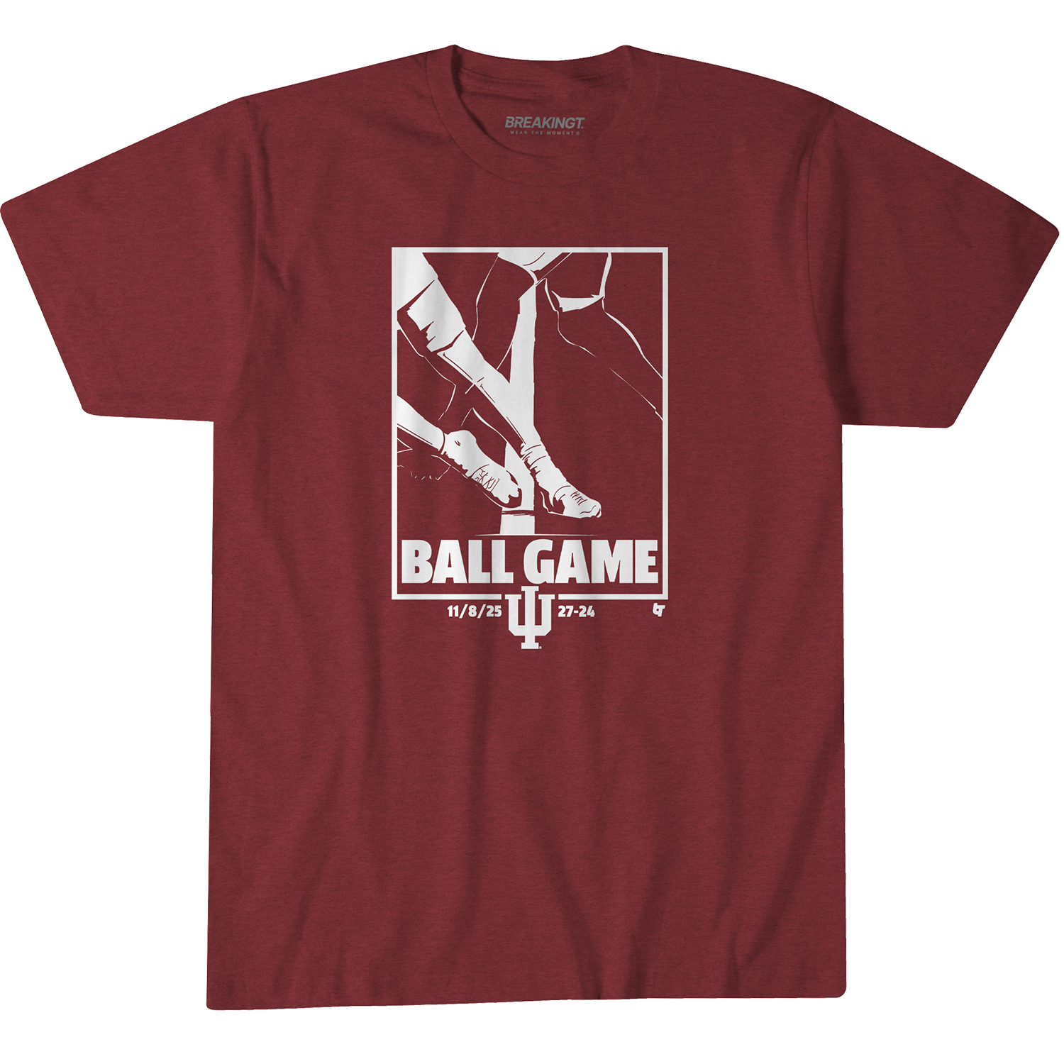 Indiana Hoosiers Breaking T Omar Cooper Jr. - Ball Game NIL T-Shirt