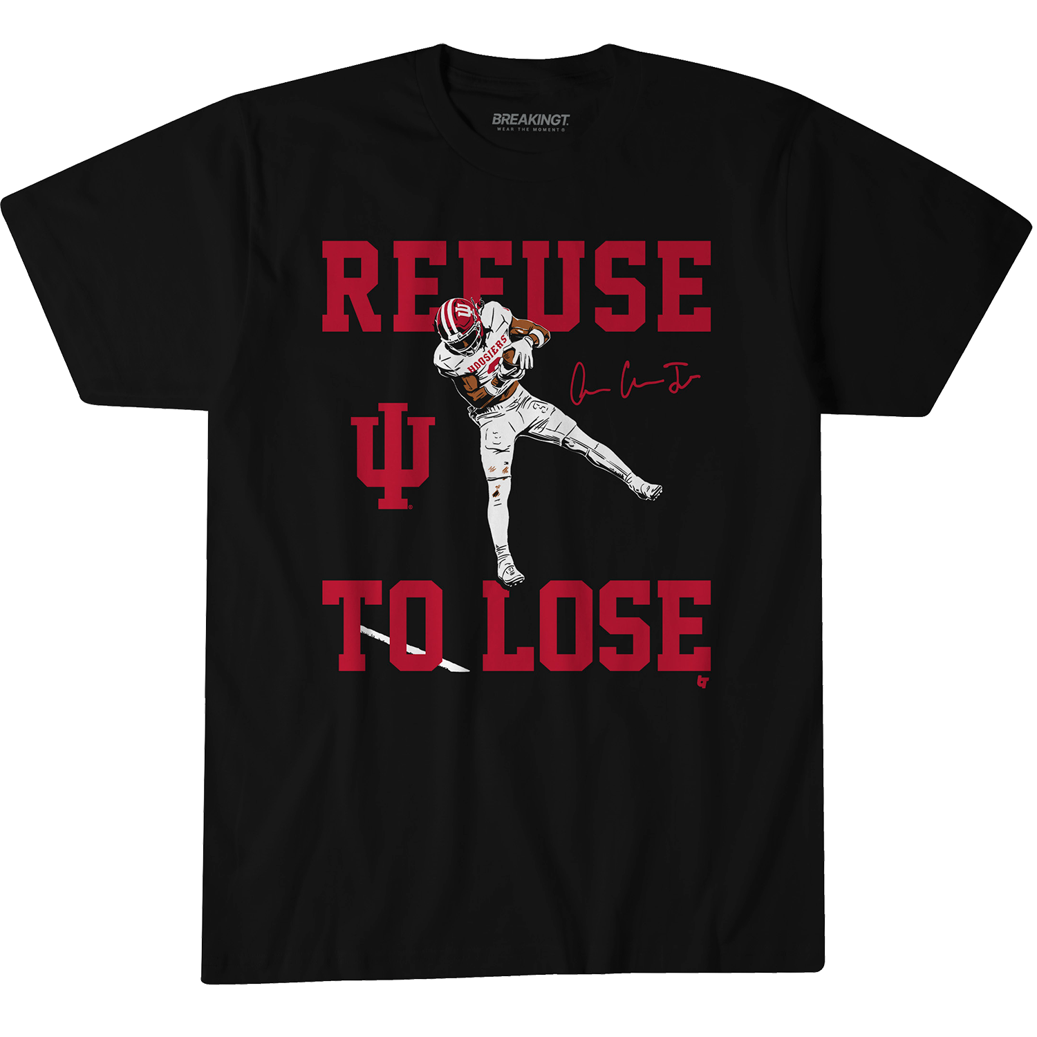 Indiana Hoosiers Breaking T Omar Cooper Jr. - Refuse to Lose NIL T-Shirt