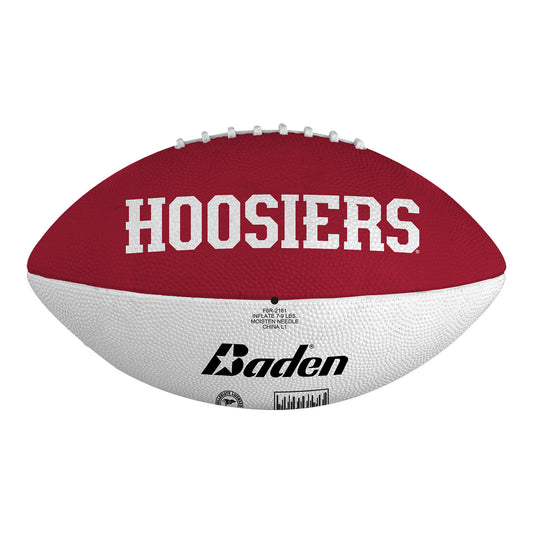 Indiana Hoosiers Rubber Football - Back View