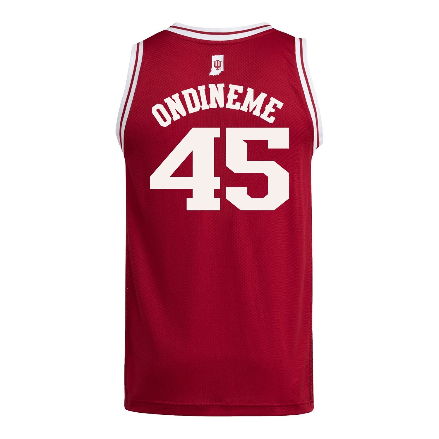 Indiana Hoosiers Adidas #45 Jade Ondineme Student Athlete Crimson Basketball Jersey