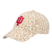 Indiana Hoosiers Ladies Panthera Primary Logo White Adjustable Hat - Front Left