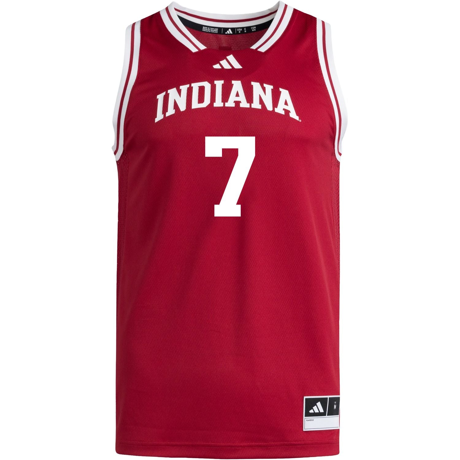 Indiana Hoosiers Adidas #7 Nicholas Dorn Student Athlete Crimson Basketball Jersey