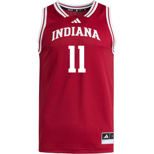 Indiana Hoosiers Adidas #11 Trent Sisley Student Athlete White Basketball Jersey