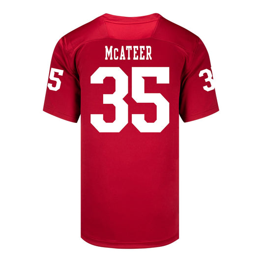 Indiana Hoosiers Adidas Football Student Athlete #35 Paddy McAteer Premier Football Jersey