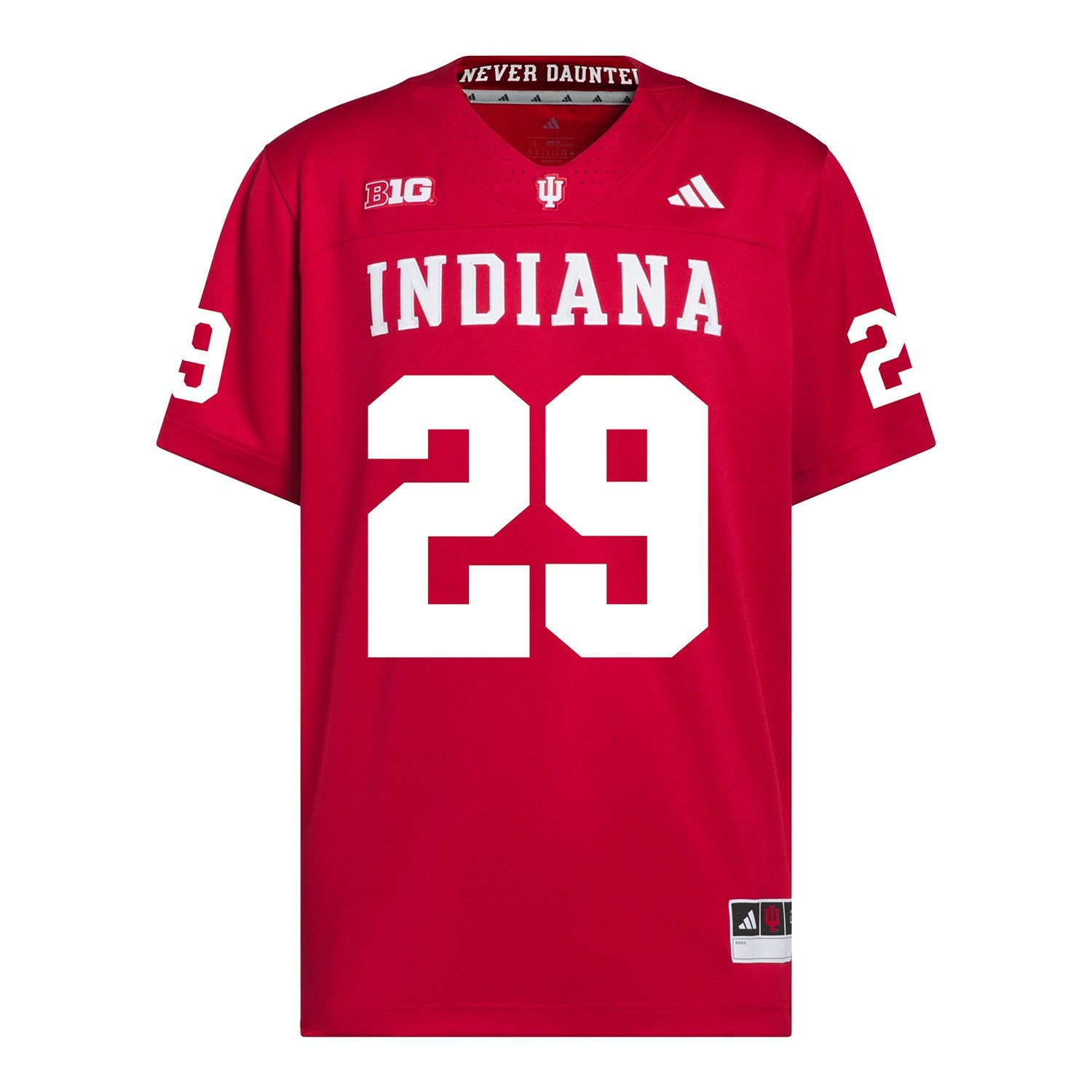 Indiana Hoosiers Adidas Football Student Athlete #29 Lee Beebe Jr. Premier Football Jersey