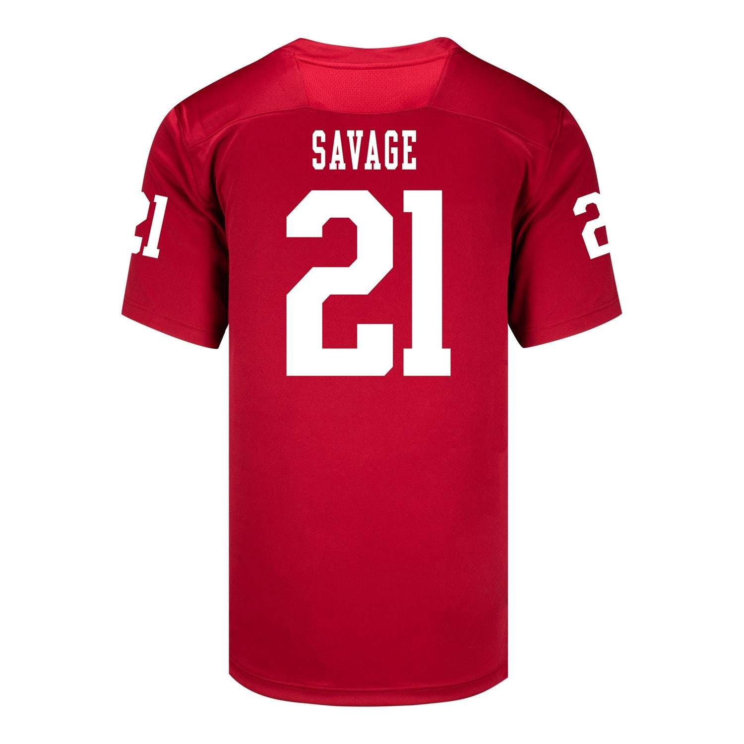 Indiana Hoosiers Adidas Football Student Athlete #21 Jacob Savage Premier Football Jersey