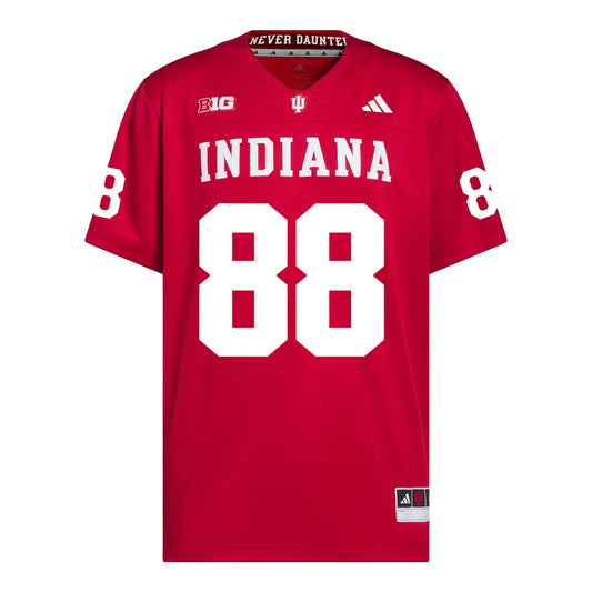 Indiana Hoosiers Adidas Football Student Athlete #88 Brock Schott Premier Football Jersey