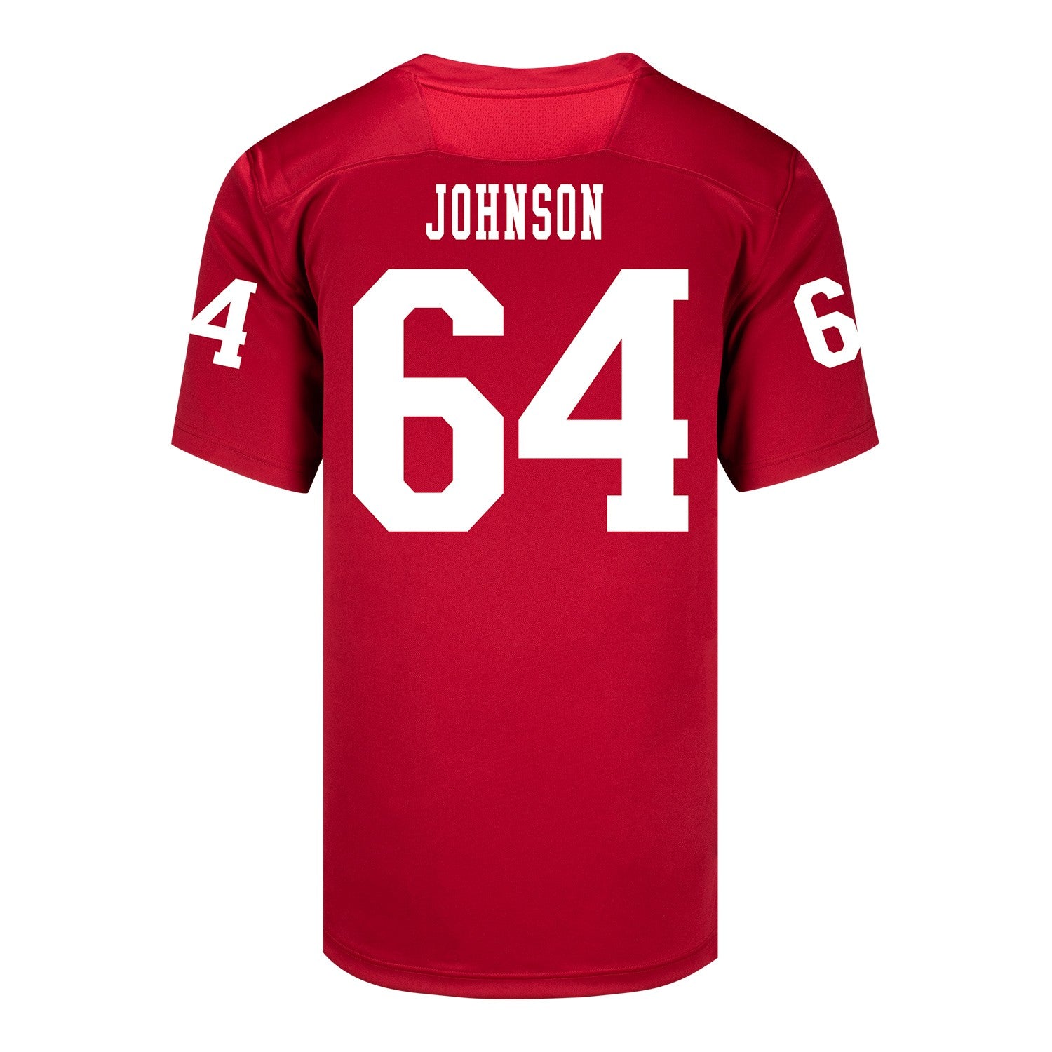 Indiana Hoosiers Adidas Football Student Athlete #64 Chance Johnson Premier Football Jersey