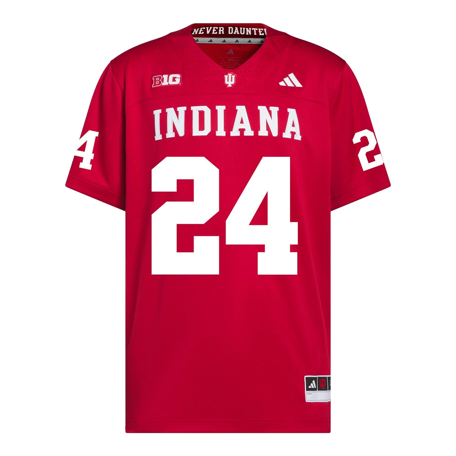 Indiana Hoosiers Adidas Football Student Athlete #24 Ja'Dyn Williams Premier Football Jersey