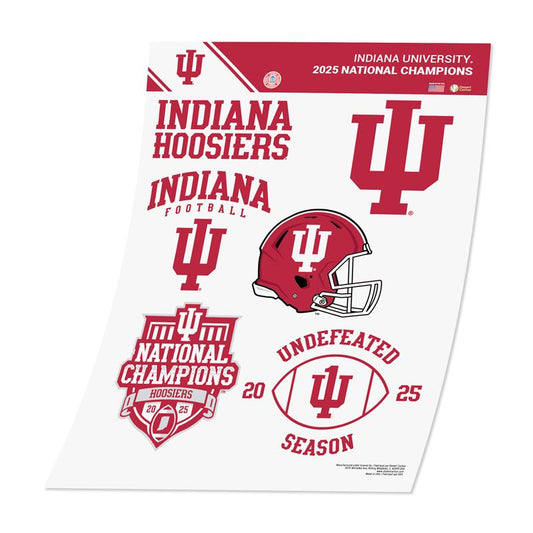 Indiana Hoosiers Desert Cactus 2025 College Football Playoff Champs Sticker Sheet