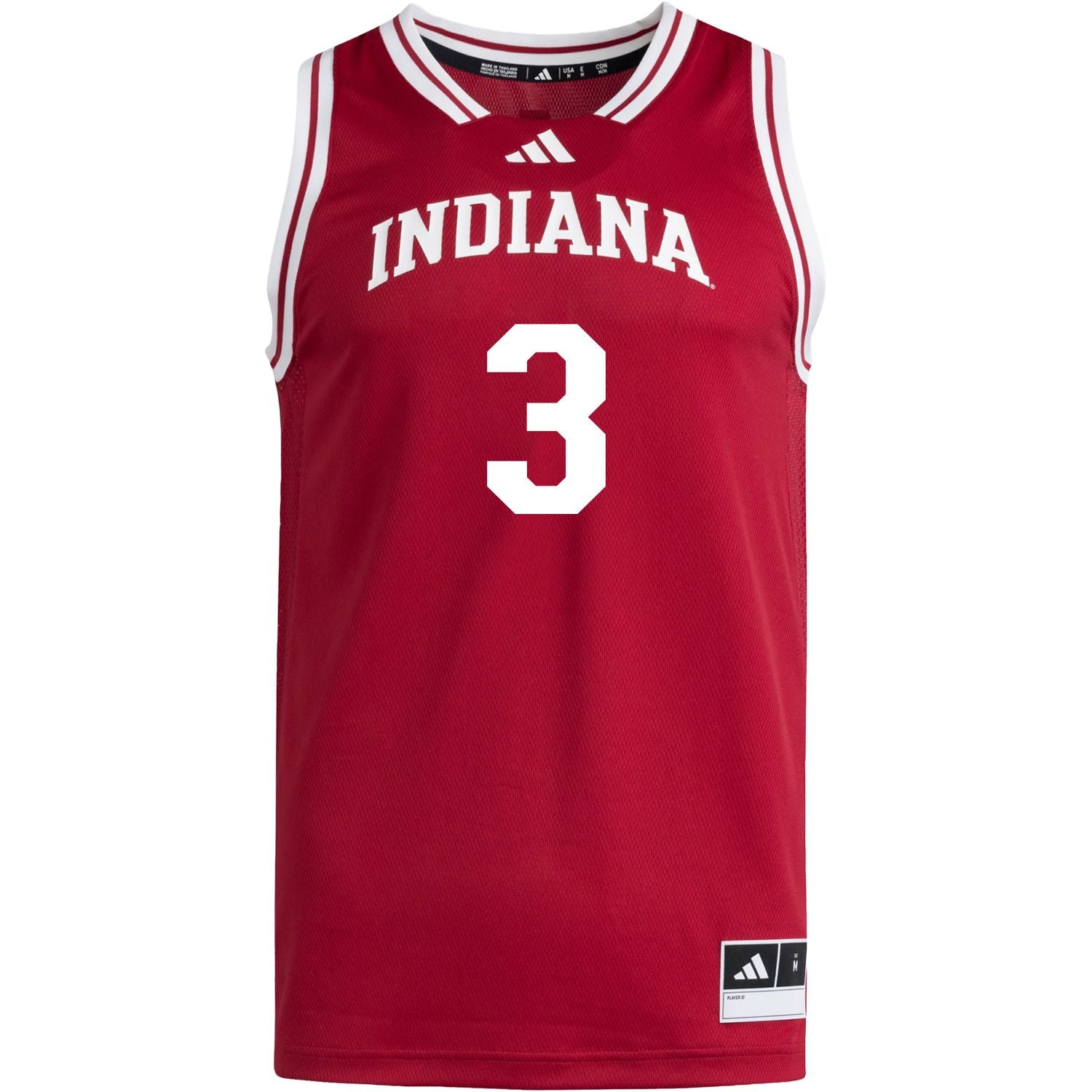 Indiana Hoosiers Adidas #3 Lamar Wilkerson Student Athlete Youth Crimson Basketball Jersey