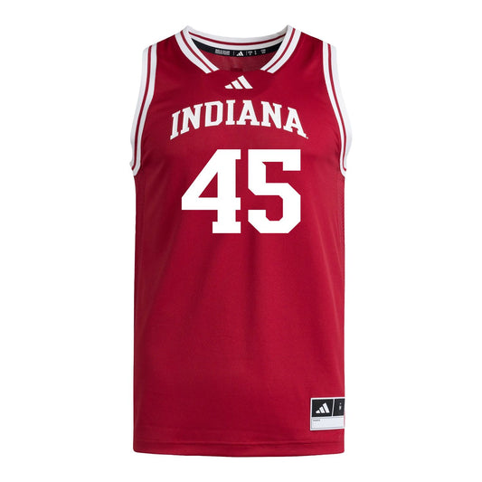Indiana Hoosiers Adidas #45 Jade Ondineme Student Athlete Crimson Basketball Jersey