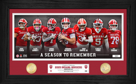 Indiana Hoosiers 2025 Season to Remember Bronze Pano Coin Photo Mint