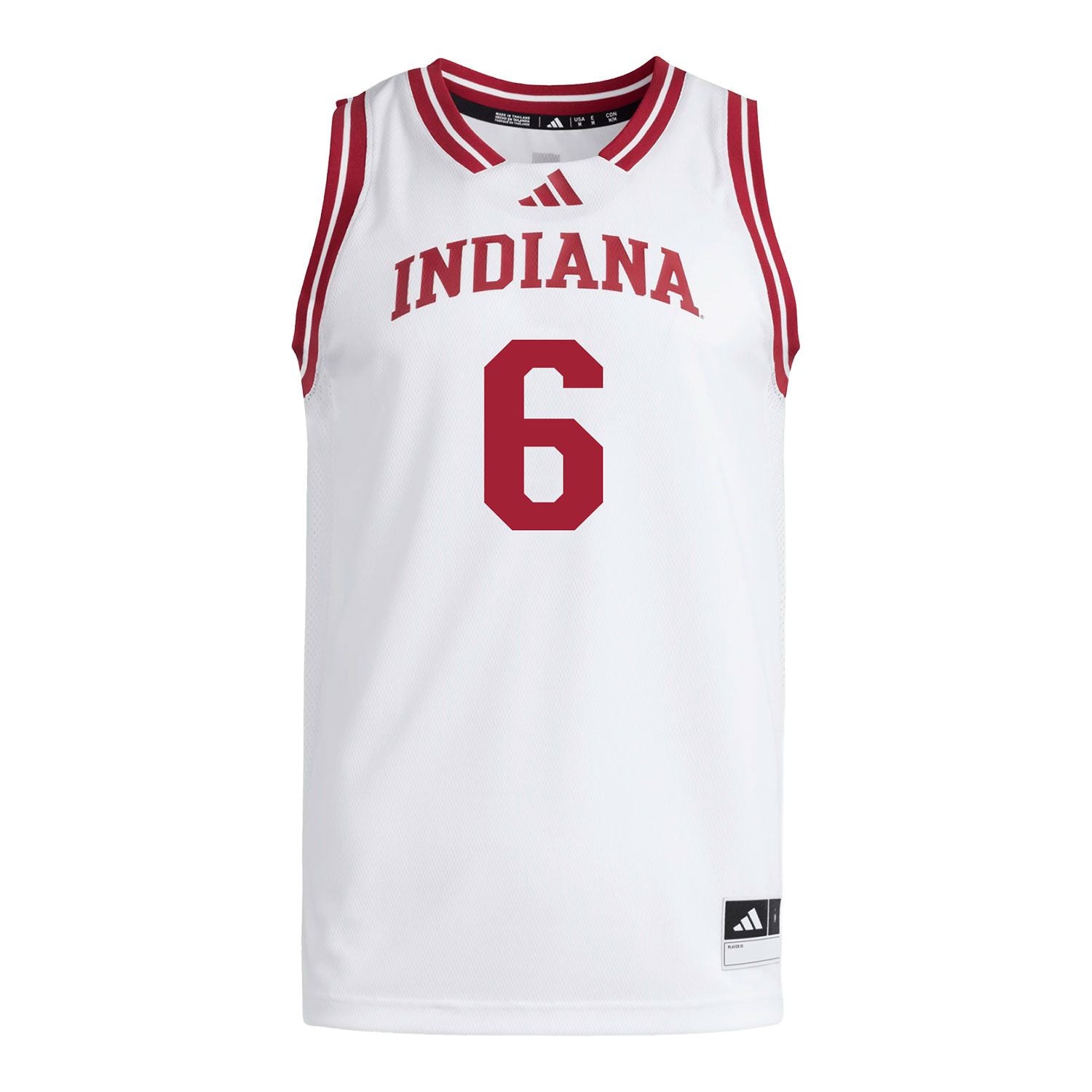 Indiana Hoosiers Adidas #6 Tayton Conerway Student Athlete White Basketball Jersey