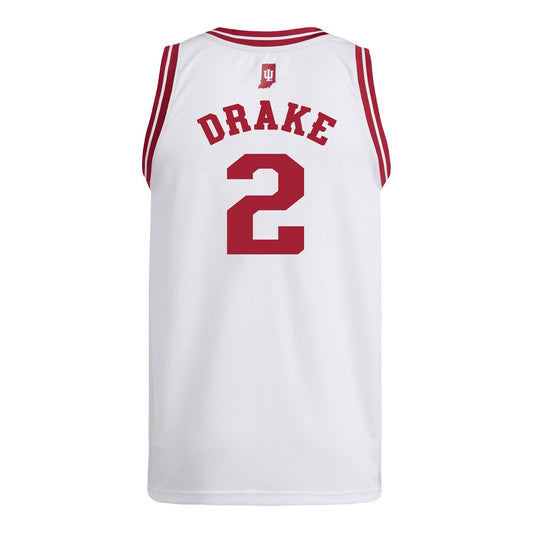 Indiana Hoosiers Adidas #2 Jason Drake Student Athlete White Basketball Jersey