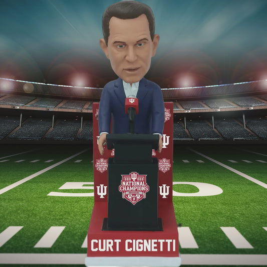Curt Cignetti "Google Me" Talking 2025 CFP National Championship Edition Bobblehead