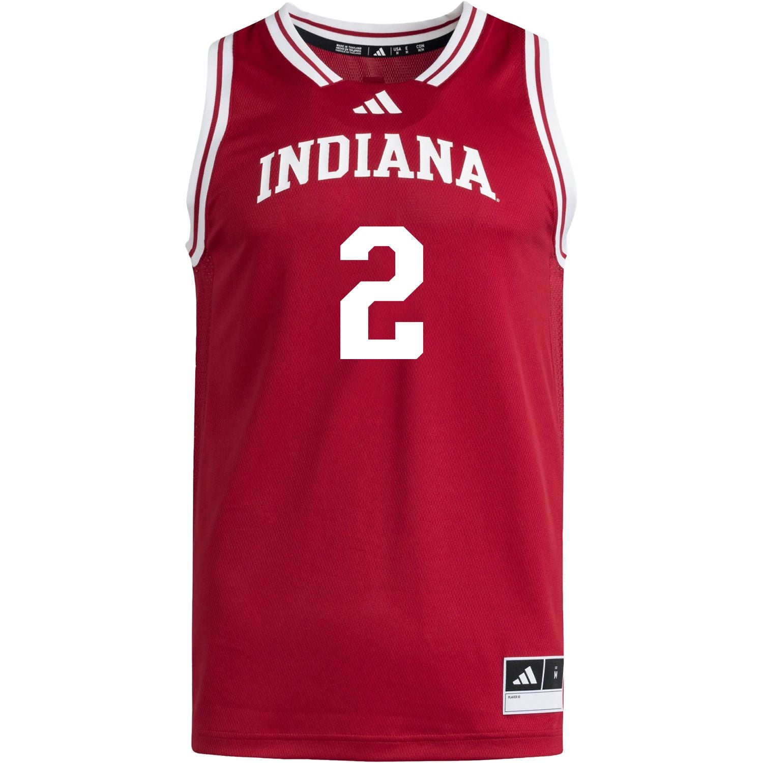 Indiana Hoosiers Adidas #2 Jason Drake Student Athlete Crimson Basketball Jersey