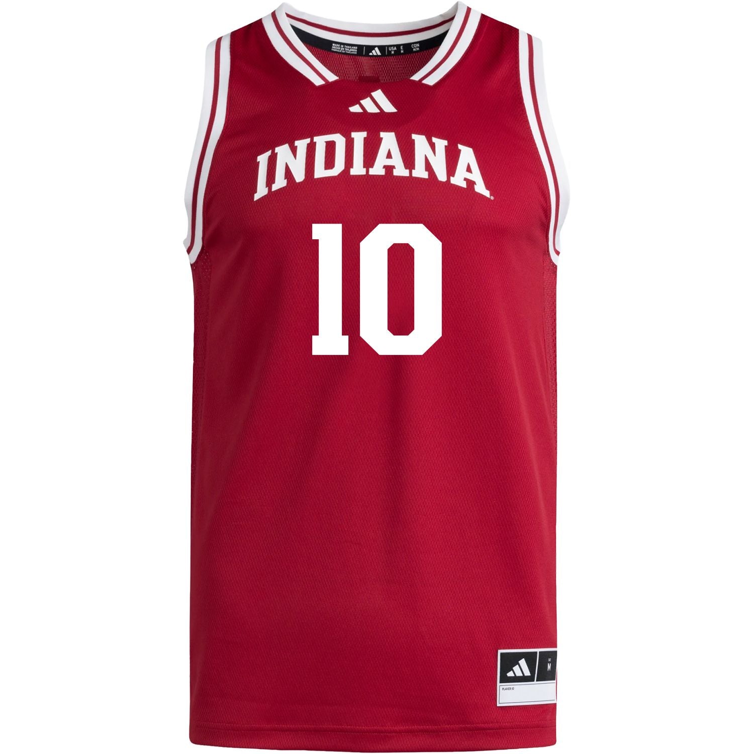Indiana Hoosiers Adidas #10 Joshua Harris Student Athlete Youth Crimson Basketball Jersey