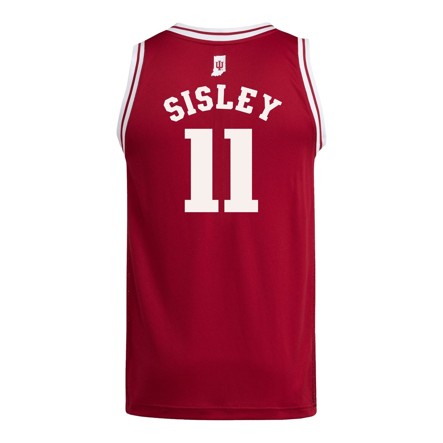 Indiana Hoosiers Adidas #11 Trent Sisley Student Athlete White Basketball Jersey