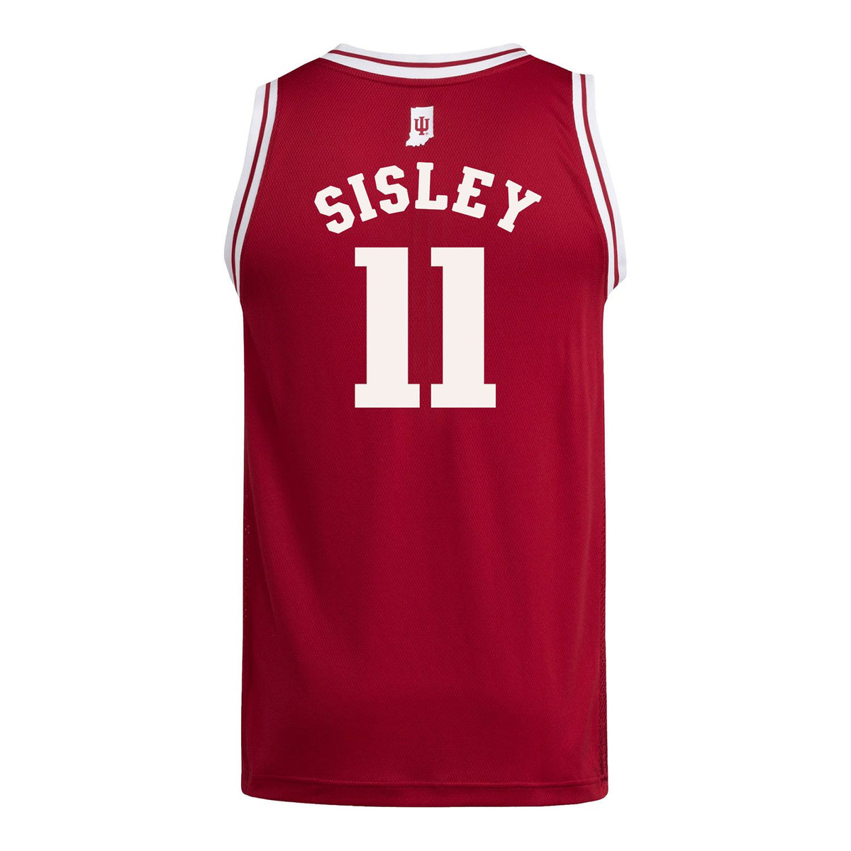Indiana Hoosiers Adidas #11 Trent Sisley Student Athlete Crimson Basketball Jersey