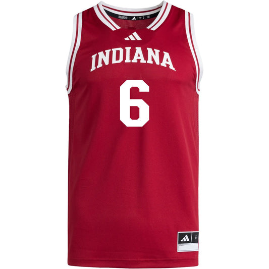 Indiana Hoosiers Adidas #6 Tayton Conerway Student Athlete Crimson Basketball Jersey