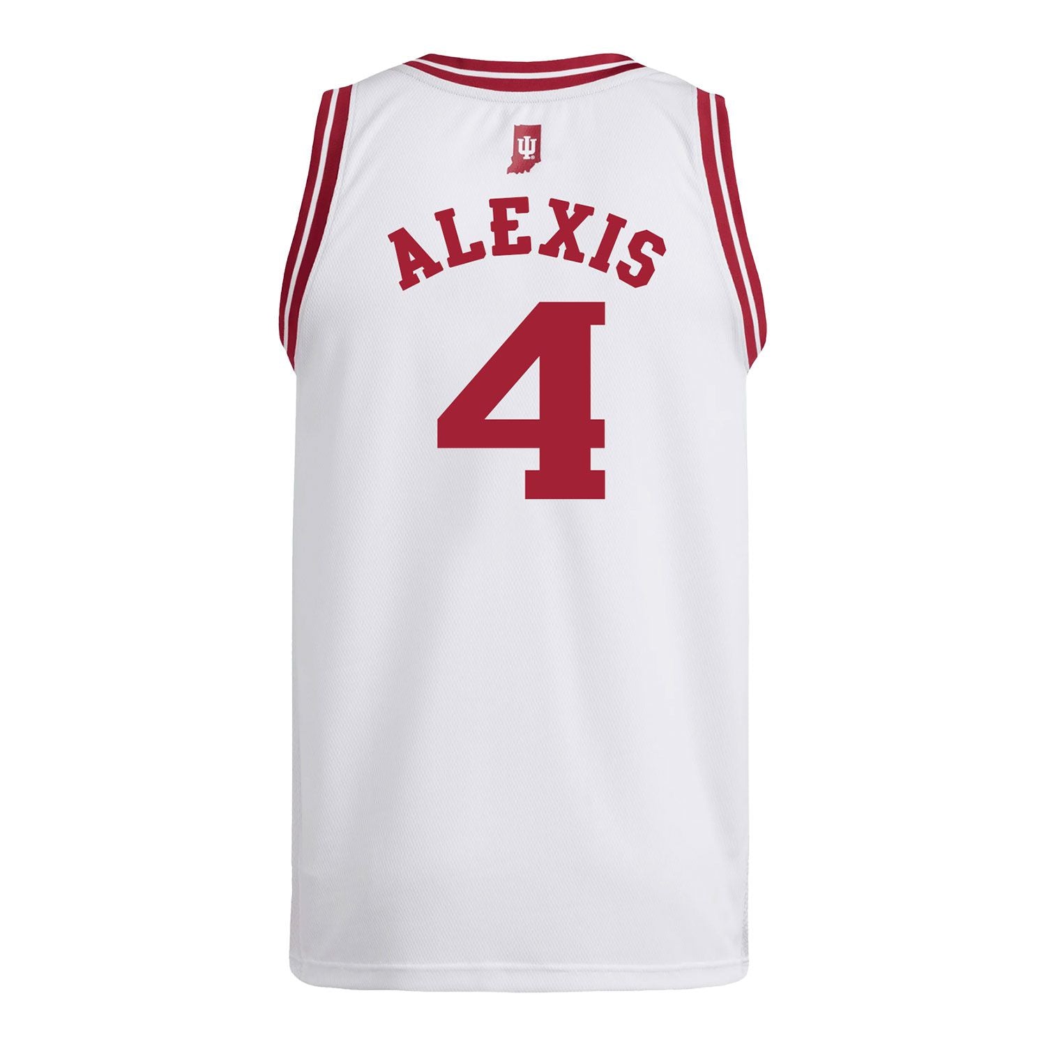Indiana Hoosiers Adidas #4 Samuel Alexis Student Athlete White Basketball Jersey