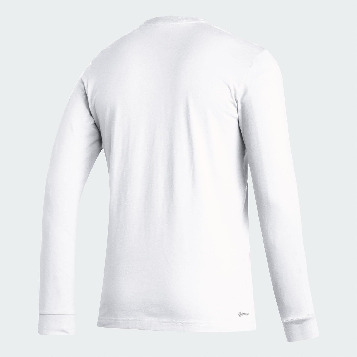 Indiana Hoosiers Adidas Hoosier Hysteria Long Sleeve T-Shirt in White - Back View