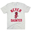 Indiana Hoosiers Never Daunted Bison T-Shirt in White - Front View