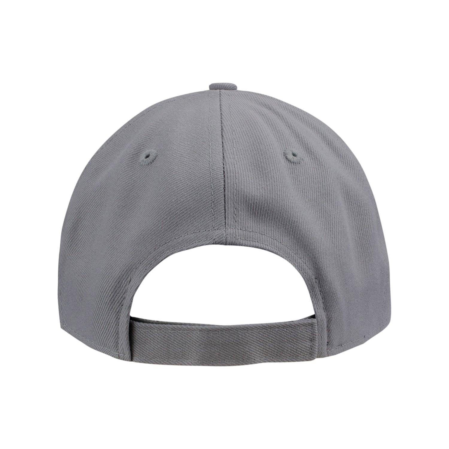 Indiana Hoosiers Basketball Court Logo Grey Adjustable Hat - Back View