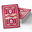 Indiana Hoosiers Playing Cards - Back View